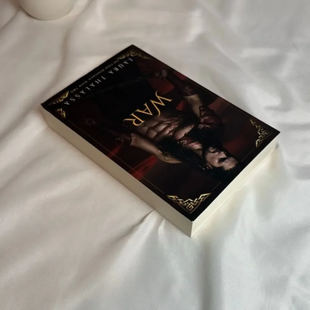 War Laura Thalassa OOP Original Indie Model Cover Paperback Four Horsemen #2
